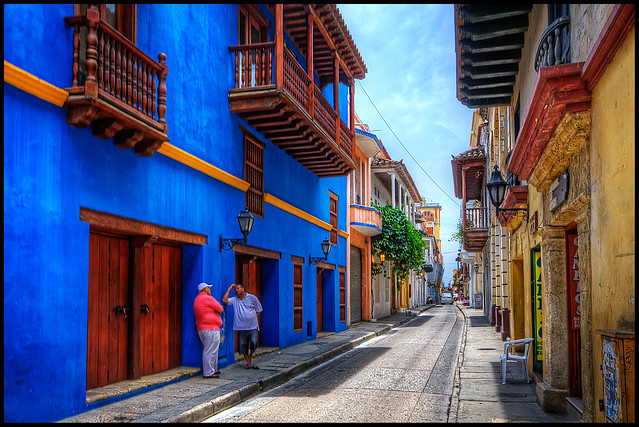 Street Scene in Cartagena, Colombia
