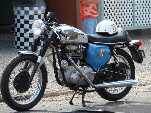 BSA A50, old school Cafe Racer by cafe426