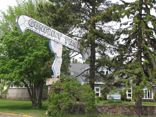 Gunflint Trail Portage Sign