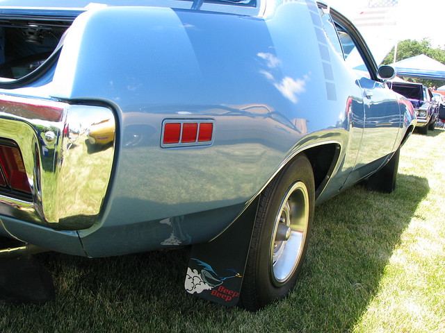 1971 Plymouth Satellite rear fender Note the Road Runner mudflaps