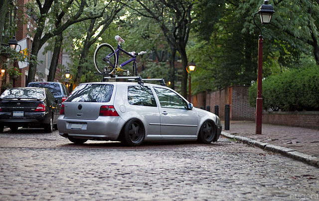Greg's Mk4 GTI Went down to Philly tonight with Papa and others to hang out