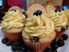 How Often Should You be Blogging: Blueberry iced lemonade cupcakes