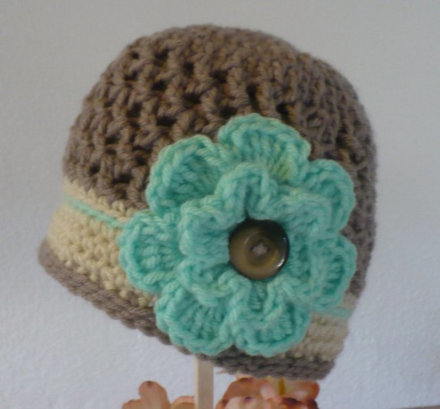 Infant Crochet Beanie Hats-Infant Crochet Beanie Hats