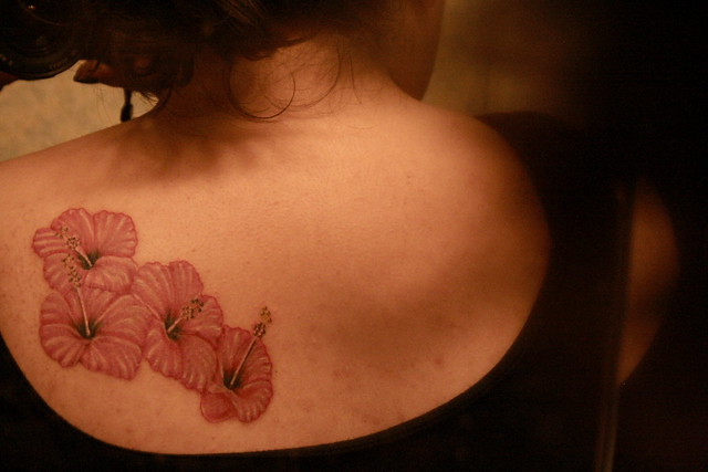 Finished Hibiscus Flower Tattoo Flickr Photo Sharing