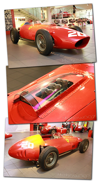 Ferrari 246 F1 1958 Engine V6 2417 cc 280 HP 8500 rpm 