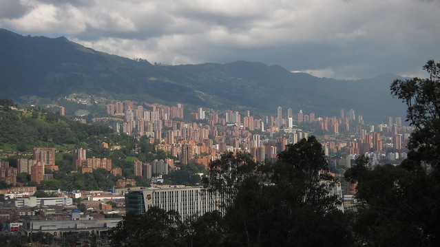 El Poblado as seen from Pueblito Paisa