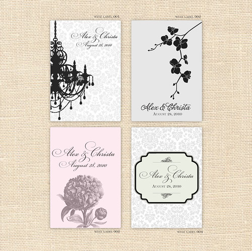 Personalized Wine Labels wedding labels Image by blush printables