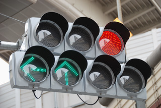 Traffic Signal with Four Arrow Signals