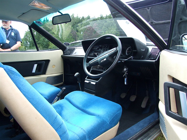 Lancia Gamma Coupe interior
