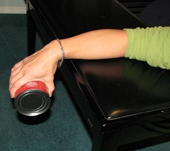soup can wrist extensor exercise