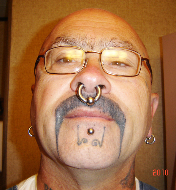 my mustache tattoo 2 weeks after getting it