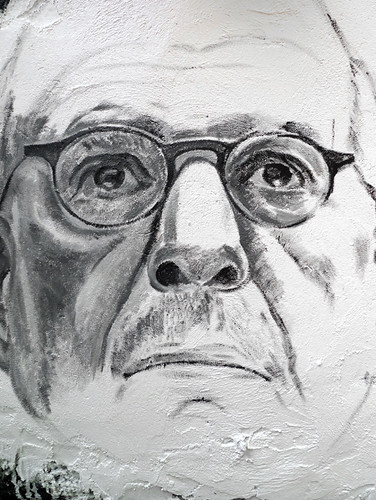 Mohamed El Baradei painted portrait P1040891