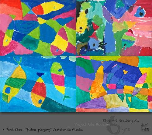 6 yrs) _1* Paul Klee: "fishes playing" /spielende Fische by SeRGioSVoX
