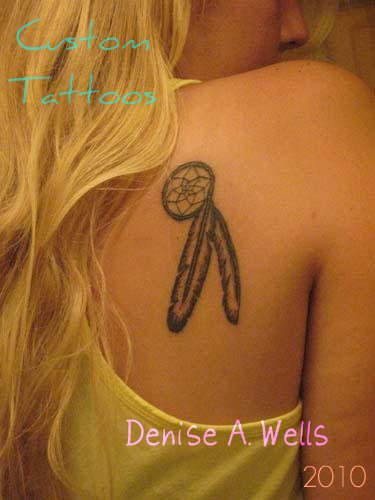 Dreamcatcher Inked Tattoo Design by Denise A Wells