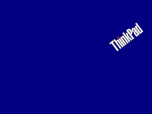 ThinkPad Wallpaper Angle Blue