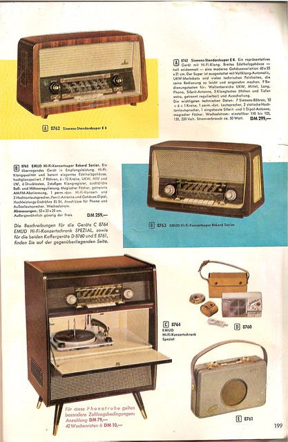 1959 Otto Katalog - Radios