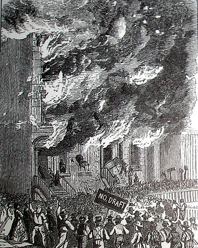 Illustration: New York Draft Riots, 1863