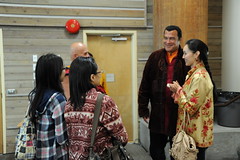 Chungdrag Dorje - Steven and Elle Seagal, chats with Buddhist monk Matthieu Ricard