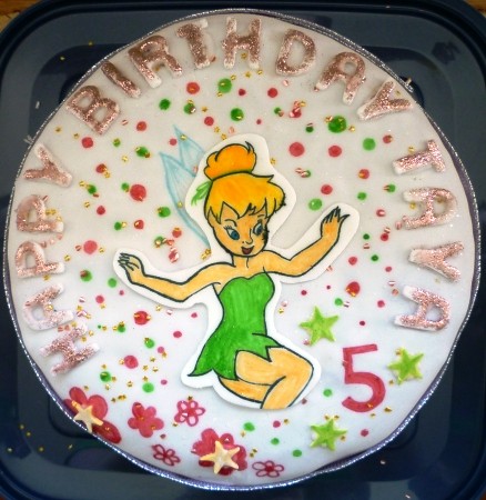 Vegan Birthday Cake on Vegan Chocolate Tinkerbell Birthday Cake For Taya   Flickr   Photo