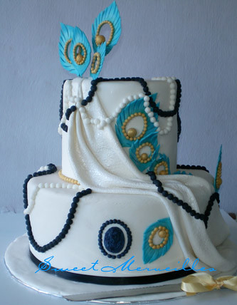 Exotic Latin Cake design inspiration from one of the picture I came across