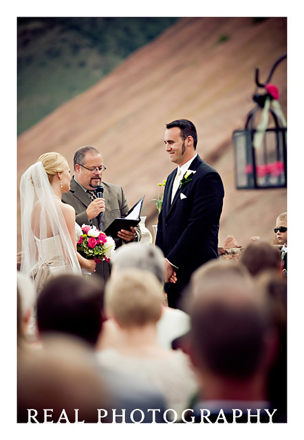 red rocks park trading post outdoor wedding ceremony