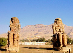 Egypt. Colossi of Memnon
