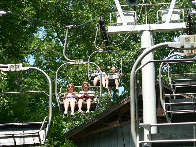 The chairlift at Natural Tunnel State Park