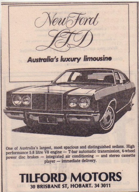 1978 Ford LTD P6 Ad The excellent selling Ford LTD P6 with its LWB 351 