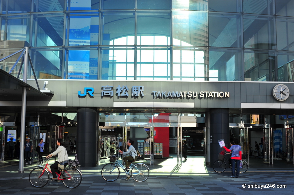 The JR Takamatsu Station