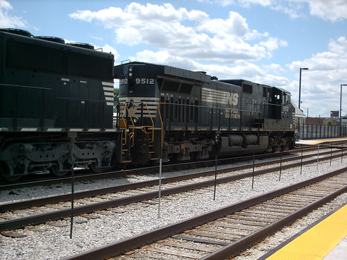 Westbound Norfolk Southern freight train departing from Cragin Junction. Chicago Illinois. July 2007. by Eddie from Chicago