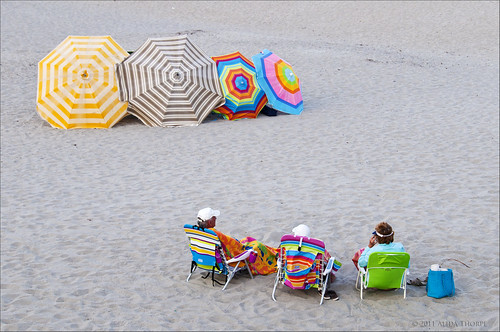 chairs and umbrellas by Alida's Photos