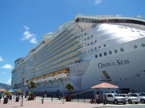 Oasis of the Seas at new pier St. Thomas by Paul Dickerson