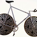 Keith Haring- Untitled, 1989 Acrylic on Bicycle 61 x 44 inches 