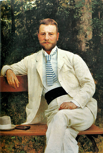 Portrait of Gustav Pongratz (1893) by Croatian painter Vlaho Bukovac by boobob92