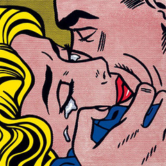 Roy-Lichtenstein-Kiss