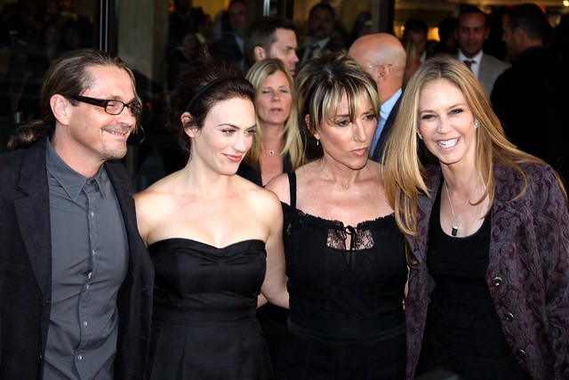 Kurt Sutter Maggie Siff Katey Sagal and Ally Walker of FX's'Sons of 