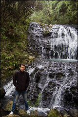Me in front of a waterfall