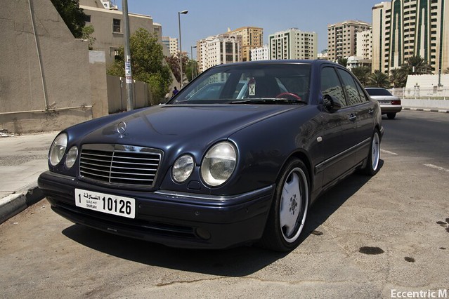 W210 E55 AMG I was out doing some errands in Sharjah several days back 