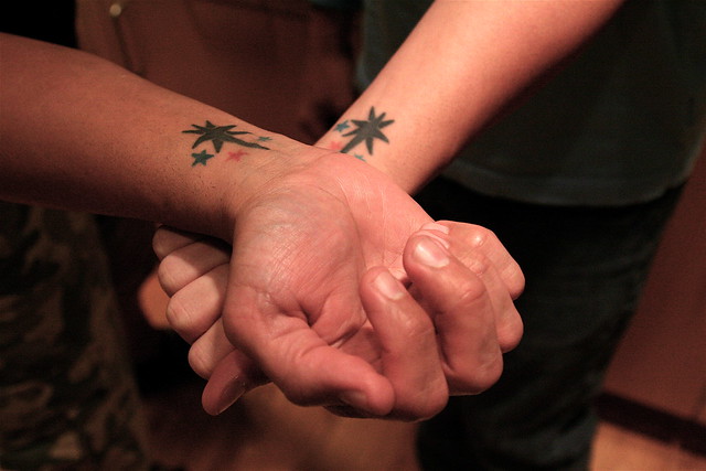 These men had tattoos instead of wedding rings