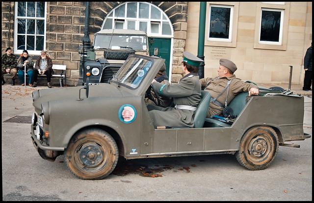 Members of East Germany's NVA Nationale Volksarmee patrol the mean streets