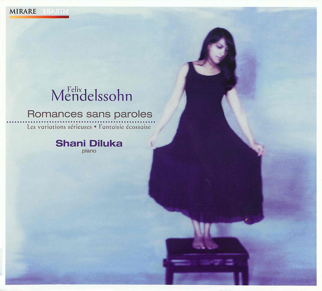 Shani Diluka Mendelssohn Romances Sans Paroles front
