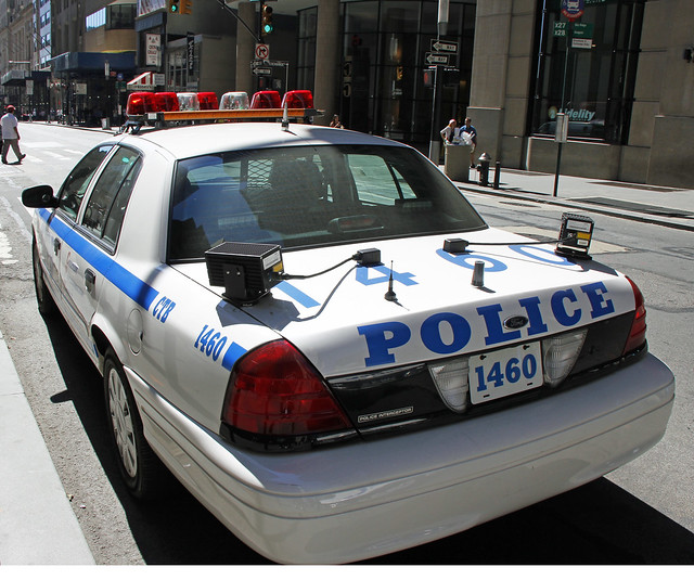 NYPD CTB Unit Counter Terrorism Bureau Ford Crown Victoria Car 1460