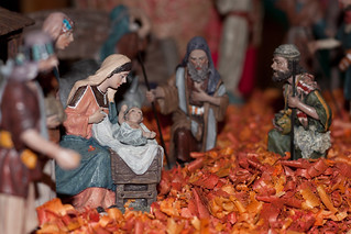 Nativity scene - adoration of the shepherds