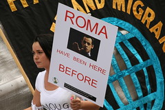 London Protest Against French Deportation of Roma Citizens, 2010