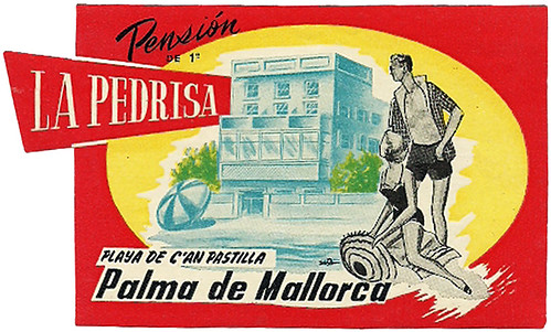 Spagna - Palma de Mallorca - Pension la Pedrisa by Luggage Labels by b-effe