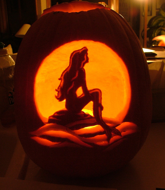 Pumpkin Carving Disney Princess Templates
