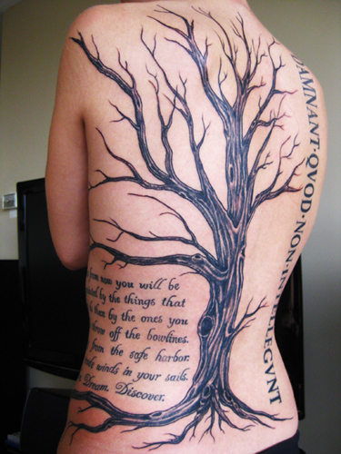 Tree Tattoo Day after