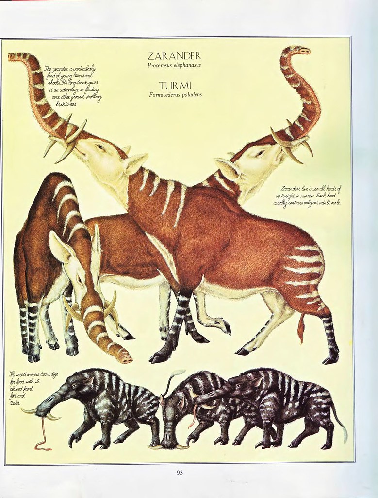 From After Man A Zoology Of The Future 1981 By Dougal Dixon Animal Imaginaire Animaux Prehistoriques Animaux