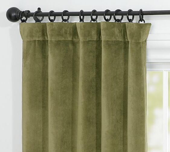 Olive Green Curtains Drapes Olive Green Silk Curtains