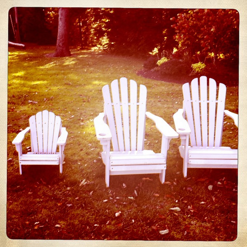Goldilocks' Adirondack chairs